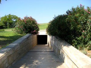Entrance to the graves
